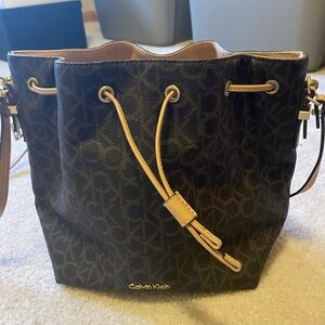 Leather Purse Calvin Klein